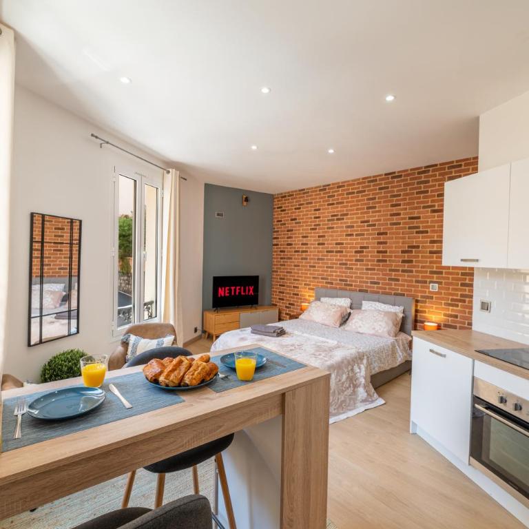 GRAND STUDIO CLIMATISE TRES PROCHE MONACO - Appartement 1 Chambre - 1