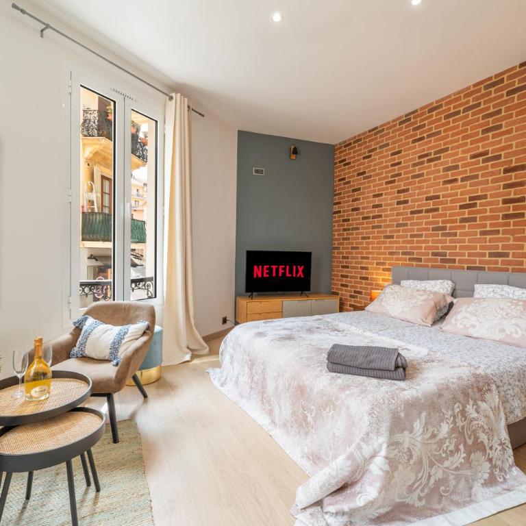 GRAND STUDIO CLIMATISE TRES PROCHE MONACO - Appartement 1 Chambre - 2