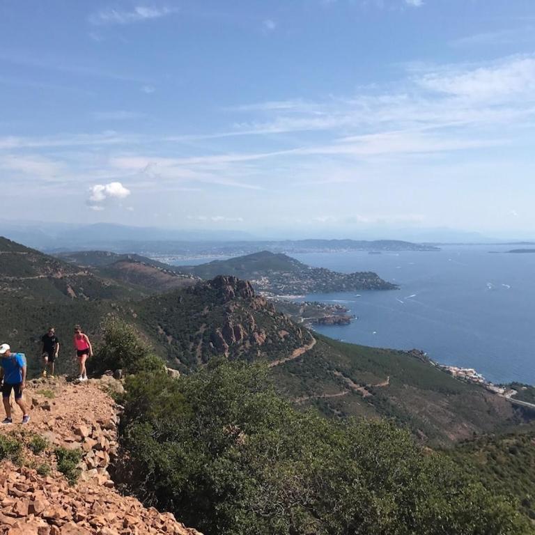 AGAY, Cap Esterel, magnifique vue mer panoramique et Esterel, terrasse, piscines, parking, dernier étage, 3 étoiles - Appartamento con 1 Camera da Letto - 41