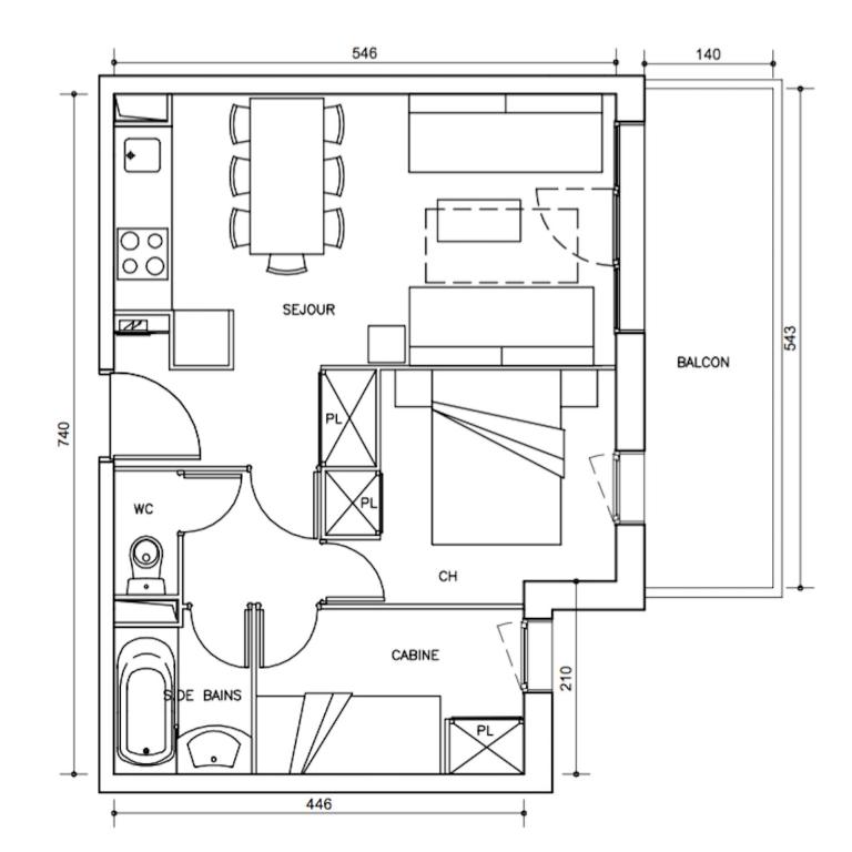 Résidence L’Albane - Apartamento de 2 dormitorios - 9
