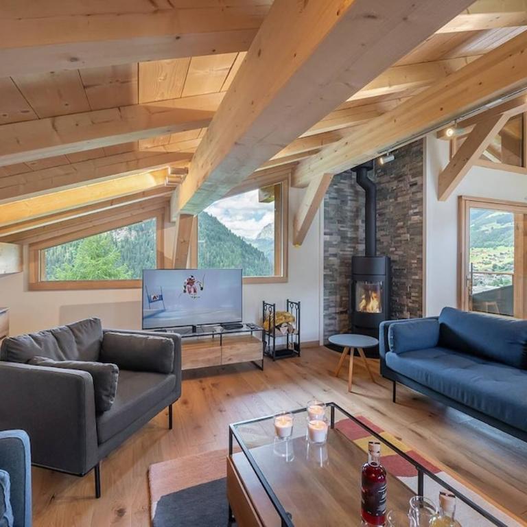 Chalet de Vonnes - Apt 10 - BO Immobilier- Châtel - Reduced prices on ski passes Châtel & Portes du Soleil - Appartement - 5