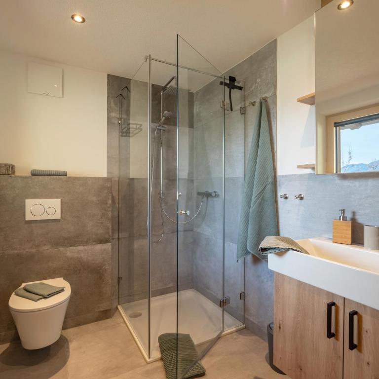 Ferienwohnung Bergliebe - Apartamento de 2 dormitorios con ducha - 12