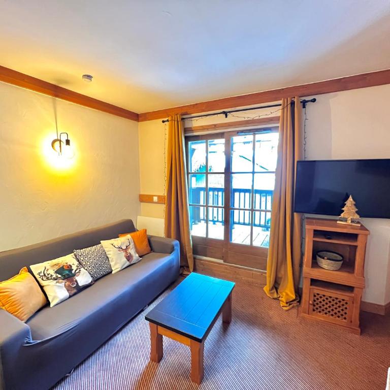 Arc 1950 - Auberge Jérôme - 4 à 6p - 1 chambre et 1 coin montagne séparé - Apartment mit 2 Schlafzimmern - 3