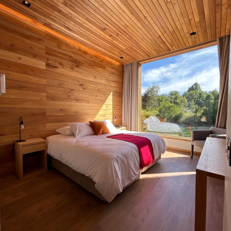 Mawün Lodge Pucon - Double Room with Private Bathroom - 2