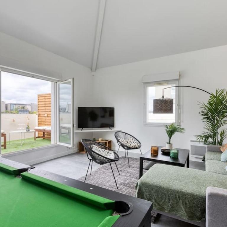 Premium Flat 6 People with billard and Terrace Stade de France - Appartement 2 Chambres - 9