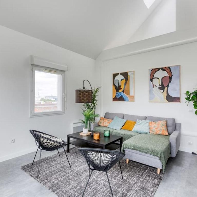 Premium Flat 6 People with billard and Terrace Stade de France - Appartement 2 Chambres - 8