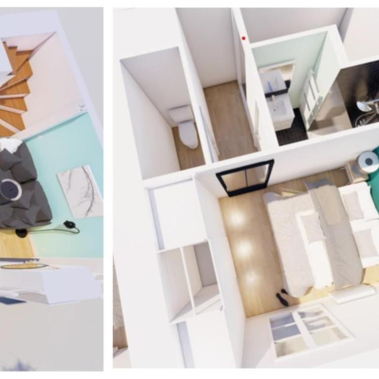 LeBeauBrun_ HyperCentre_ Duplex - Appartement 1 Chambre - 4
