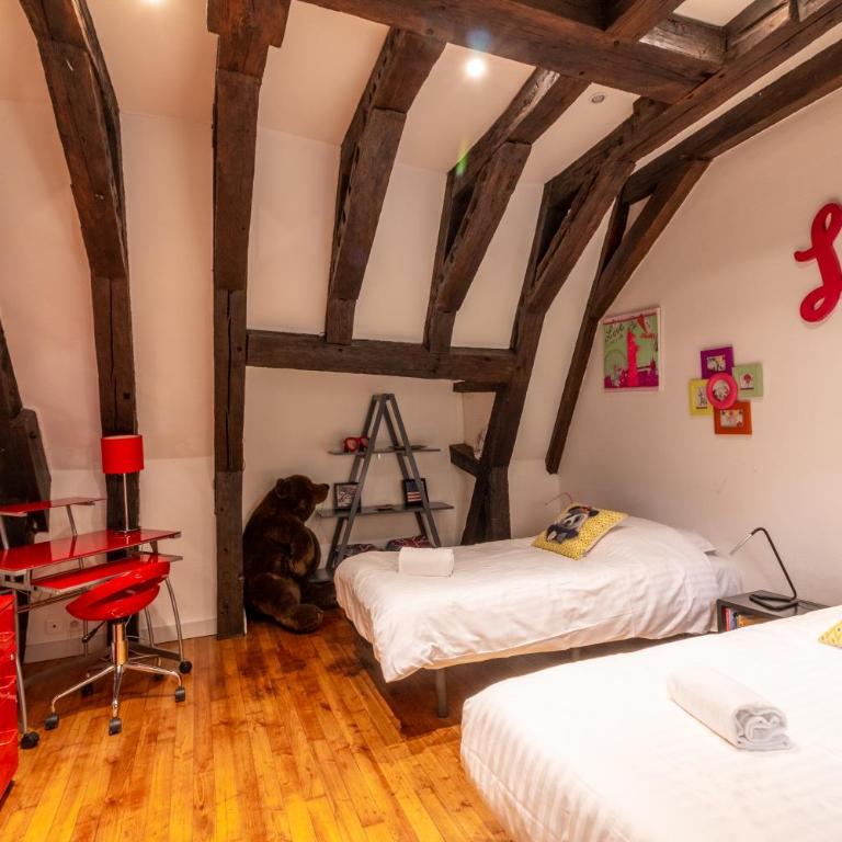Les Chambres du "Coup de Coeur de Sarlat" - Chambre Double Confort avec Douche - 3