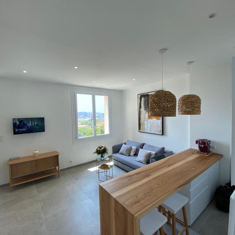 Petit Paradis à Sanary avec Vue Mer Wifi et Clim - Apartment mit 1 Schlafzimmer - 32