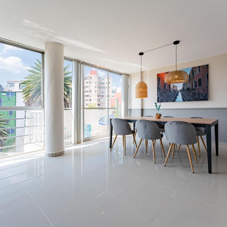 Hipódromo Condesa Apartments by VH - Four-Bedroom Apartment with Balcony - 24