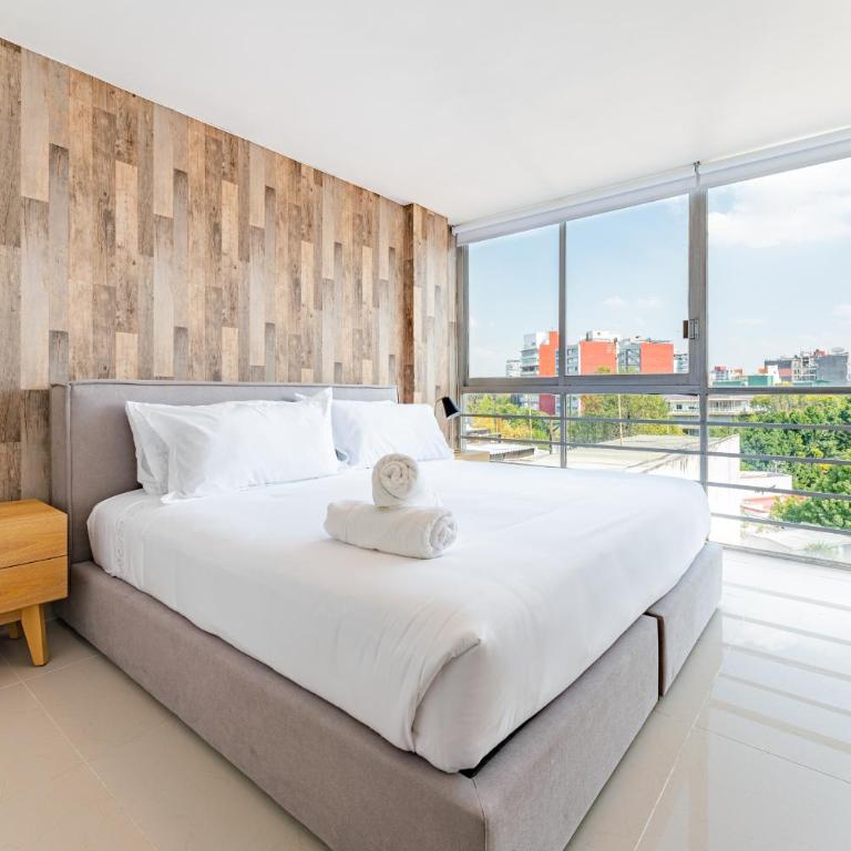 Hipódromo Condesa Apartments by VH - Four-Bedroom Apartment with Balcony - 28