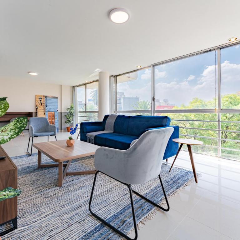 Hipódromo Condesa Apartments by VH - Four-Bedroom Apartment with Balcony - 2