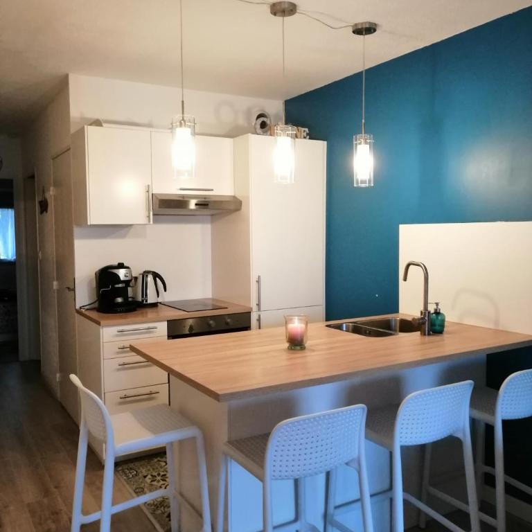 Charmant T2 avec grande terrasse et confort 3 étoiles - Apartment mit 1 Schlafzimmer - 3