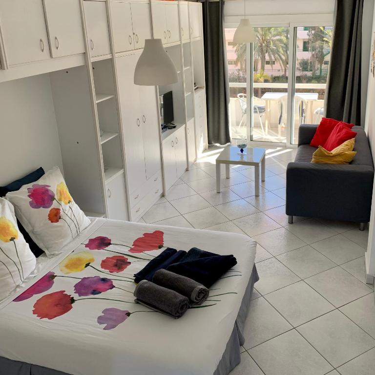 wonderful, lovely & quiet studio in playa del Inglés - WiFi free - Estudio con vistas a la piscina - 4