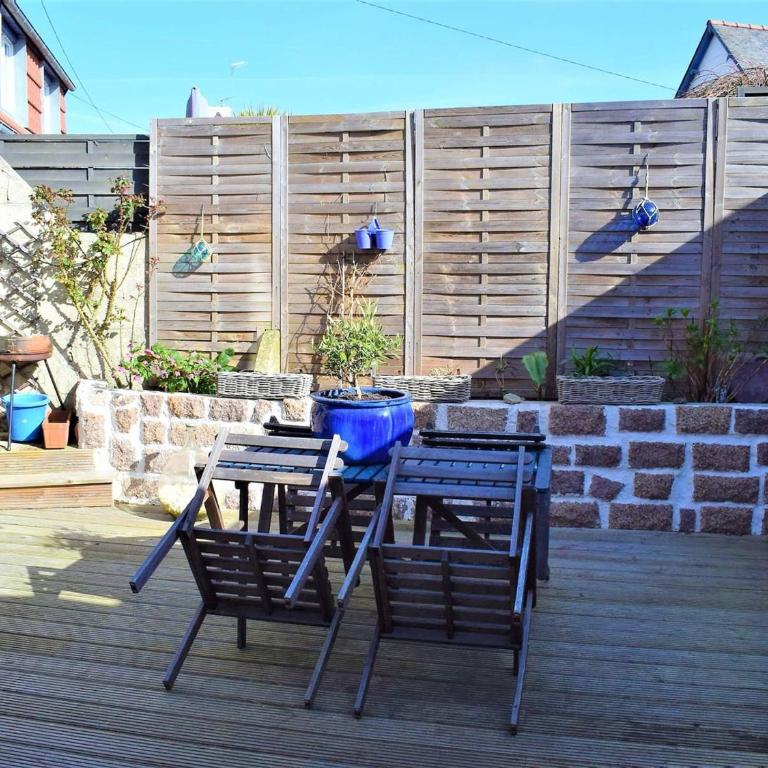 Maison de pêcheur à 50m du port et 300m de la plage avec WIFI, terrasse, et cheminée - Perros-Guirec - FR-1-368-157 - Ferienhaus (6 Erwachsene) - 12
