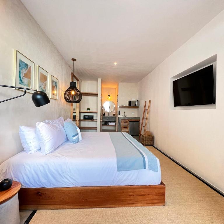 Illa Cozumel - Habitación con cama extragrande. - 4