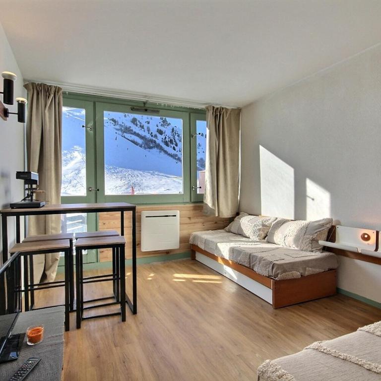 Joli studio pour 3/4 pers. face aux pistes avec balcon ensoleillé - FR-1-455-226 - Studio - 2