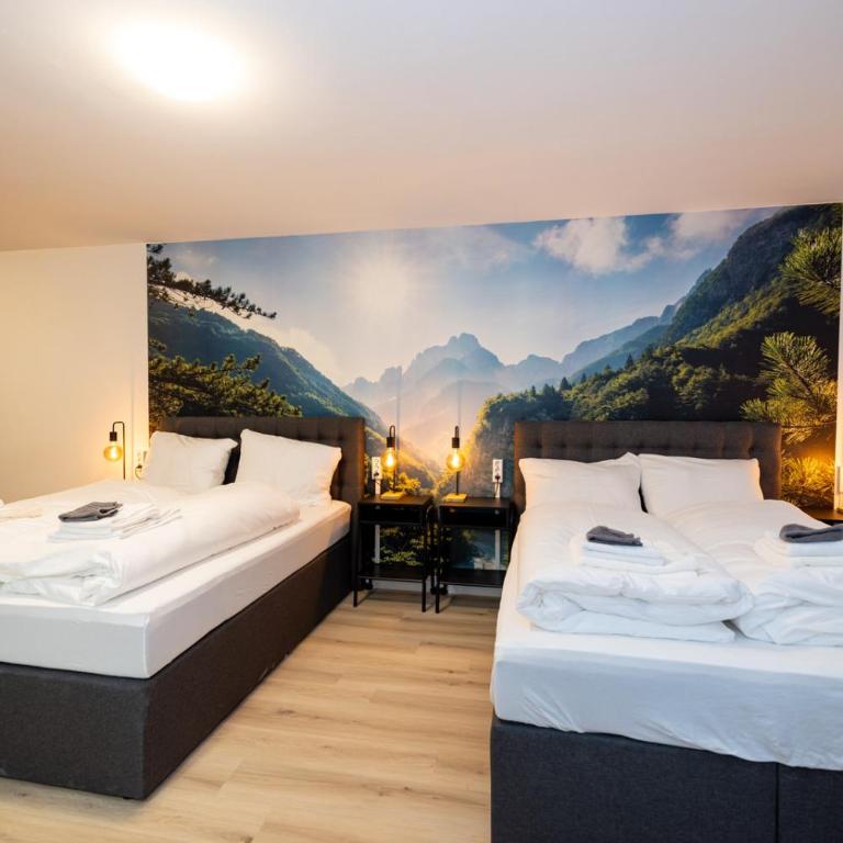 Modernes Apartment in der Innenstadt - Studio 35 with 2 double beds and balcony - 9