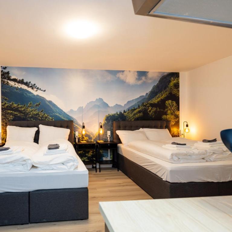 Modernes Apartment in der Innenstadt - Studio 35 with 2 double beds and balcony - 21