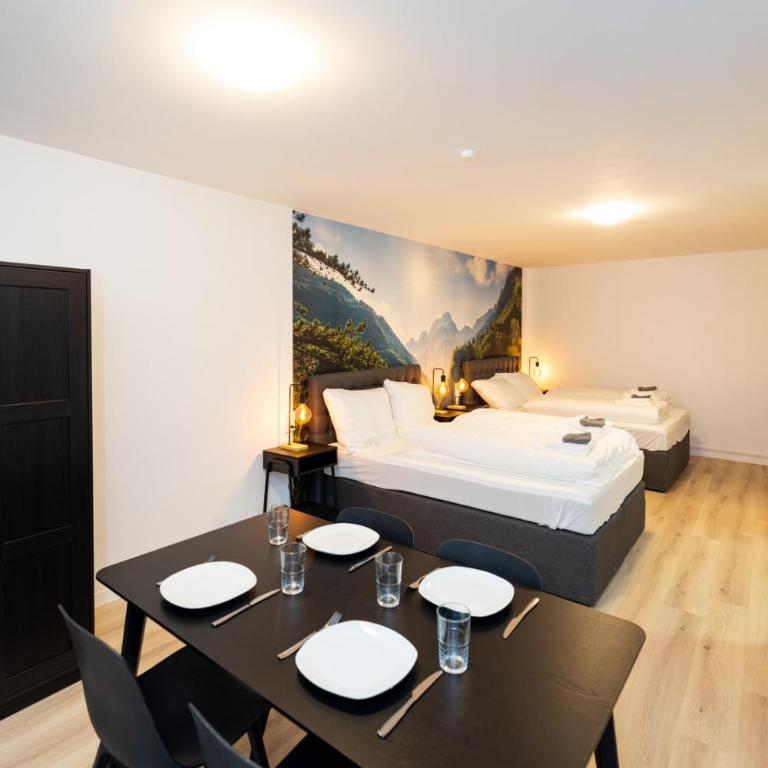 Modernes Apartment in der Innenstadt - Studio 35 with 2 double beds and balcony - 18