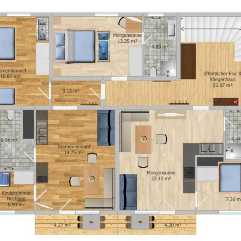 Bergbauernhof Familienparadies Oberhasenberghof - Appartement avec Balcon - 19