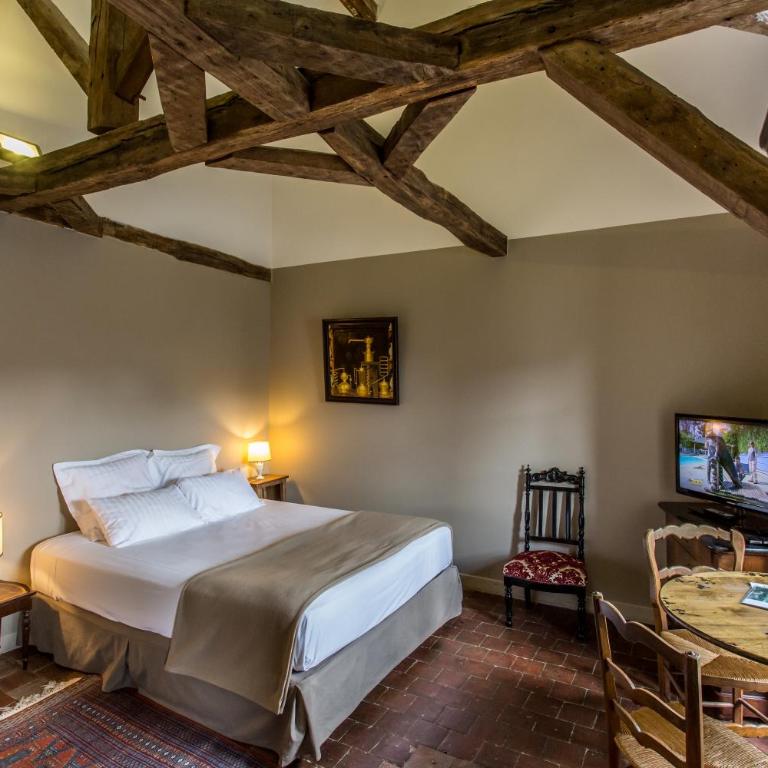 Hôtel de Panette climatisé - La charpente historique - cathédrale - Palais Jacques Cœur - Panette Collection - parking privé cour - Chambre Double - 3