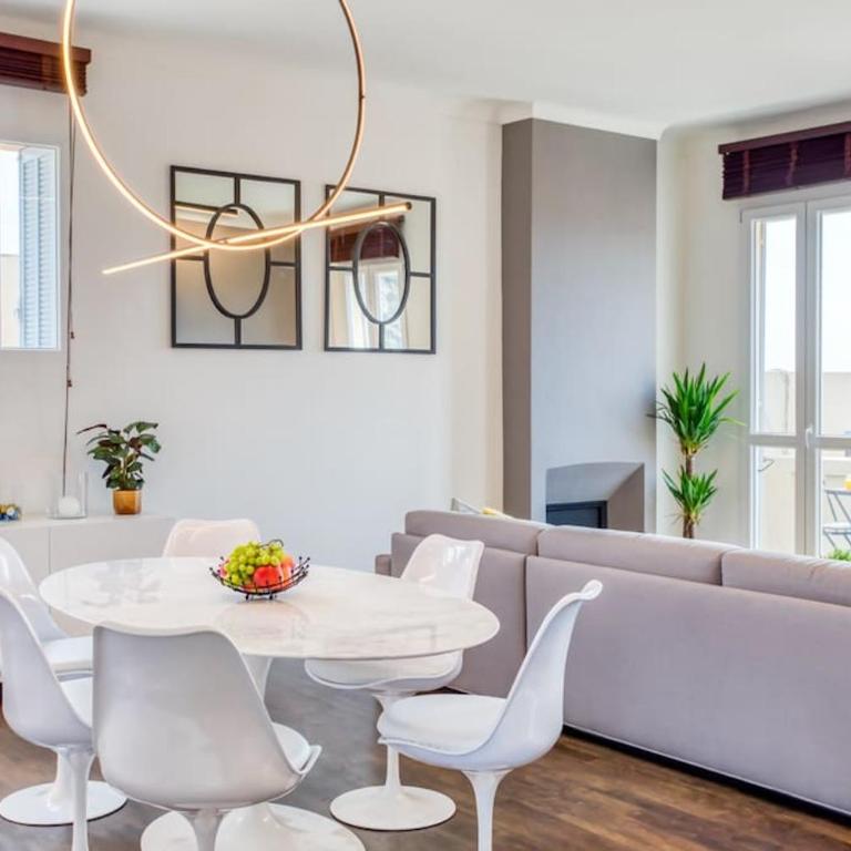 #24 Staywizus - Marie-Claire Suite Sea view balcony AC 5min port - Appartement 2 Chambres - 32