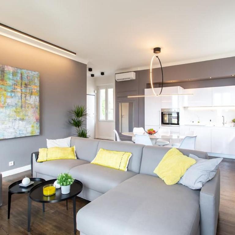 #24 Staywizus - Marie-Claire Suite Sea view balcony AC 5min port - Appartement 2 Chambres - 36