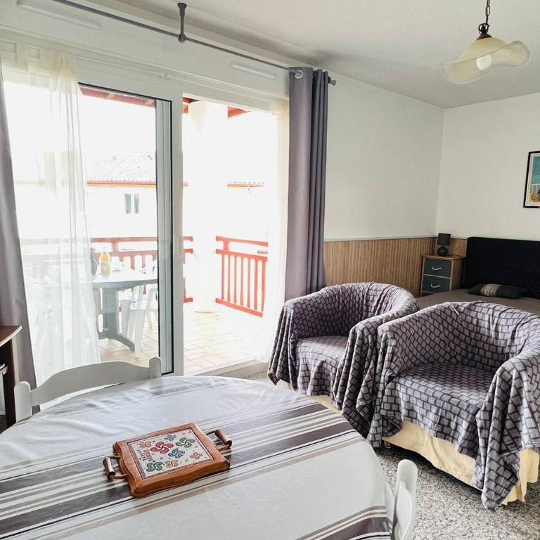 T1 avec balcon à Cambo-les-Bains, parking inclus, 2 couchages - Apartamento de 1 dormitorio - 3