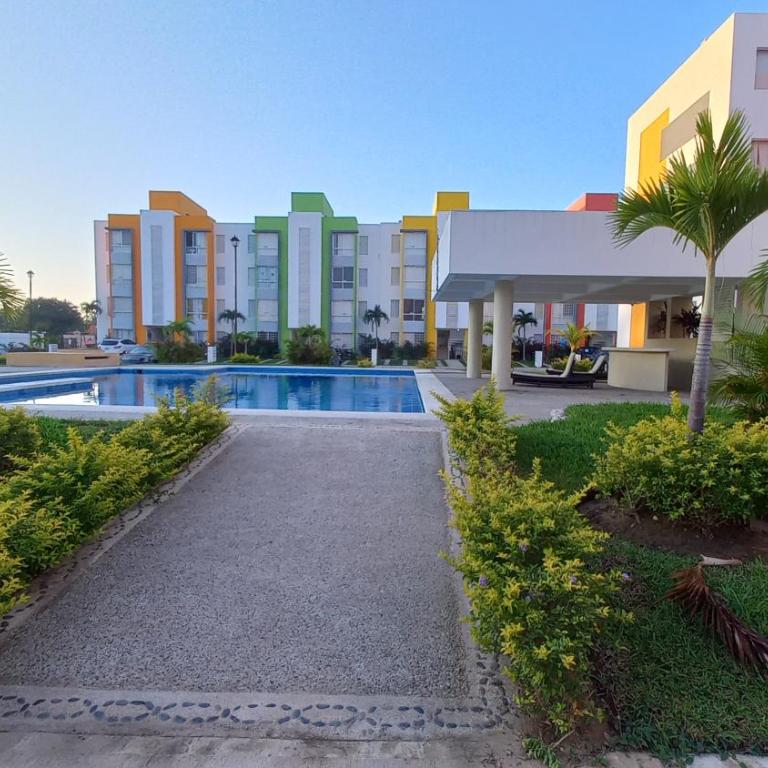 El Arrecife: Apartamento con alberca a 10 minutos de la playa - Apartamento de 2 dormitorios - 2