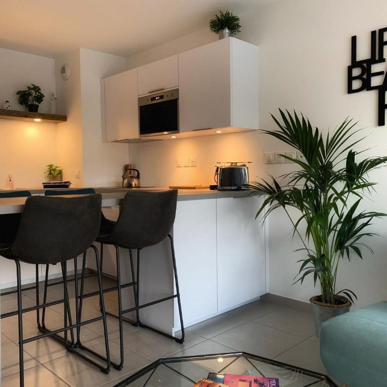La Légende, 2 pièces avec parking privé gratuit près du lac - Appartamento con 1 Camera da Letto - 7