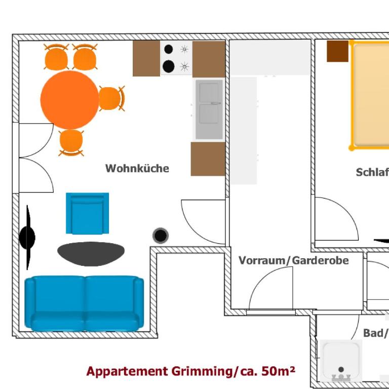Appartements-Restaurant Schwaiger direkt beim Lift und wunderschönen Bergblick - Maisonette-Apartment - 4