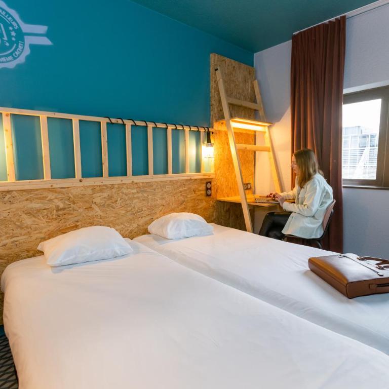 Birgit Hôtel Le Havre Centre - Chambre Lits Jumeaux - 4