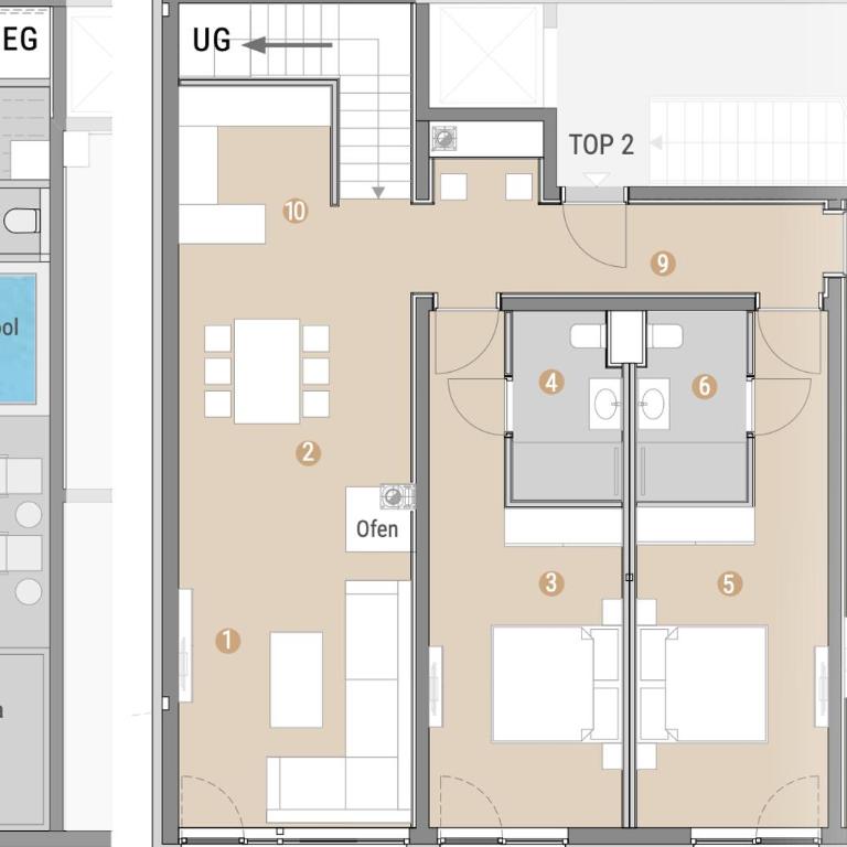 Haus Freunden - Apartment mit 3 Schlafzimmern - 31
