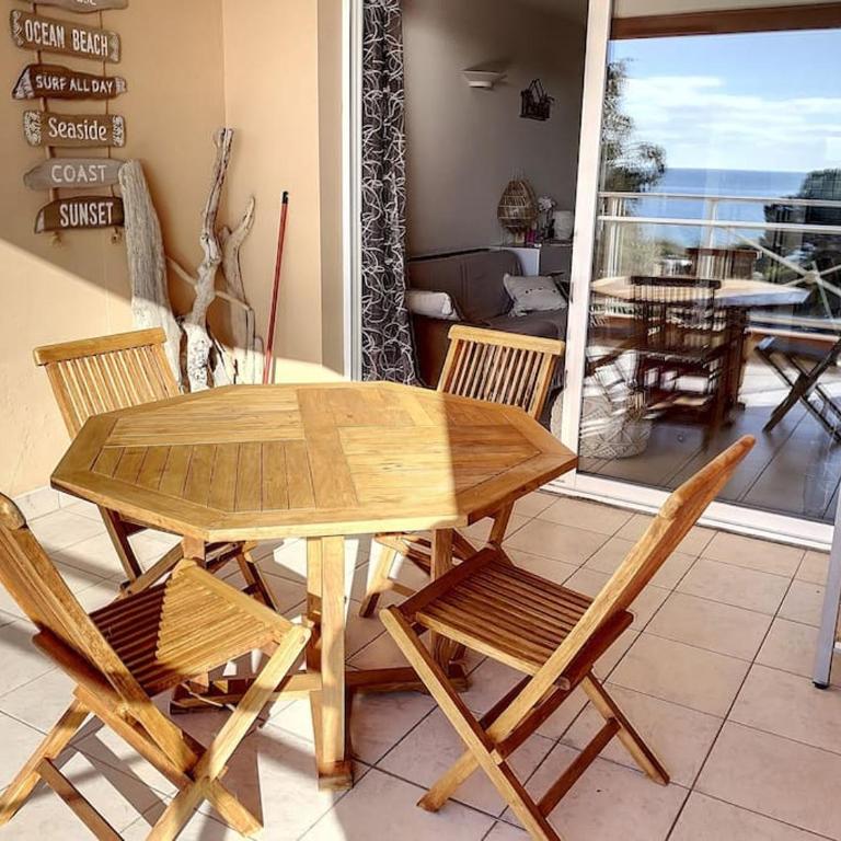 F2 vue mer dans résidence avec piscine - Appartement 1 Chambre - 12