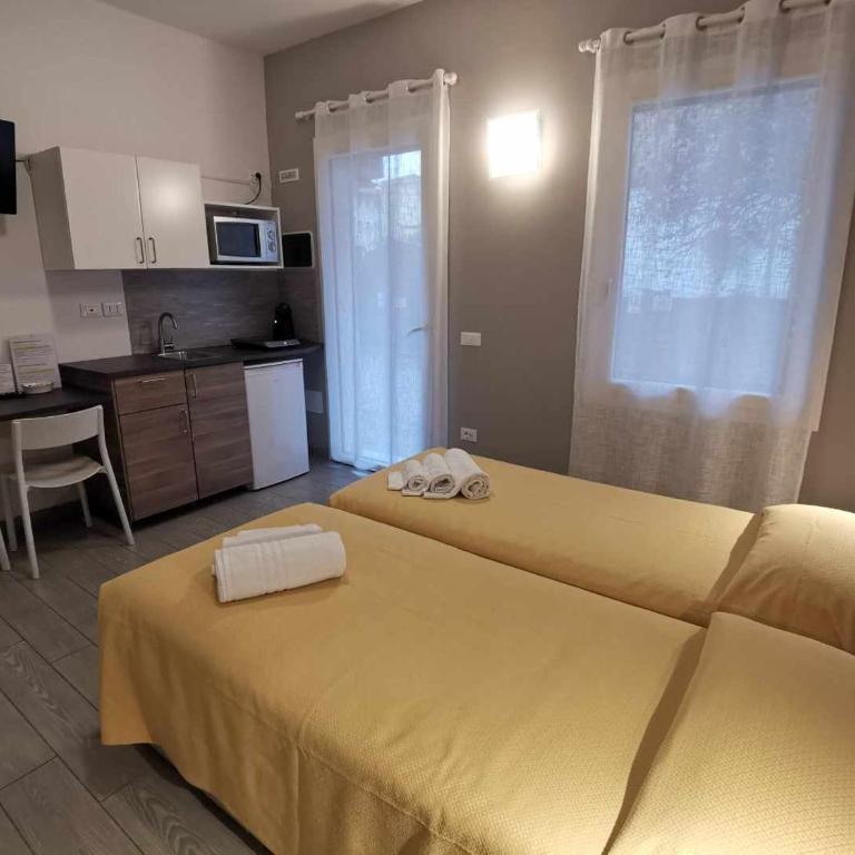 Casa Belfiore Vicenza Martiri di Belfiore 23 - Chambre Lits Jumeaux avec Salle de Bains Privative - 11
