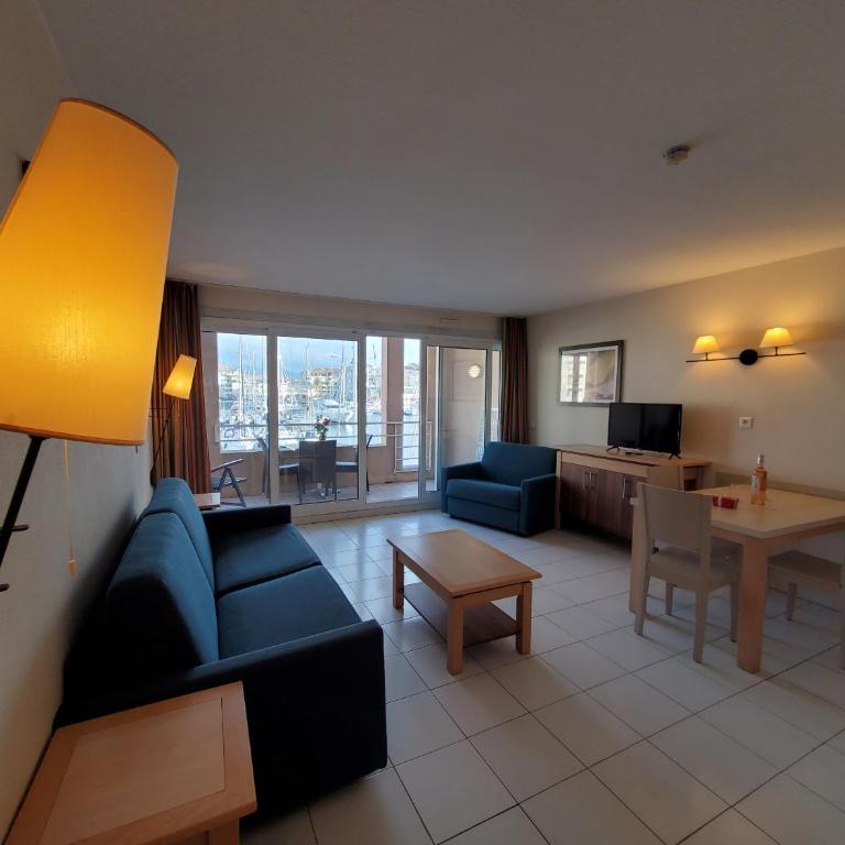 Cap HERMES Vue PORT Studio 30m2 Climatise Piscine - Estudio con vistas al mar - 8