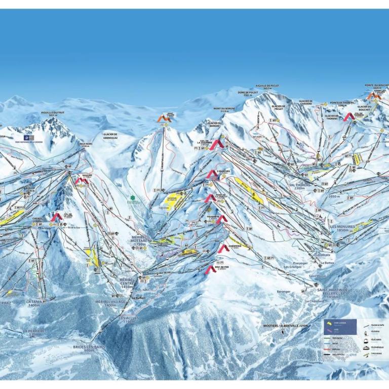 Appartement 150m2 - 5mn du téléphérique de l'Olympe - domaine des 3 vallées - Appartement Deluxe - 72