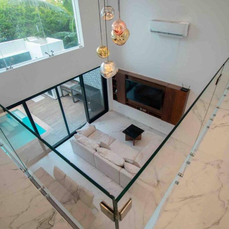 Casa Moderna de 4 Pisos Con Rooftop Vista Al Mar - Five-Bedroom House - 24