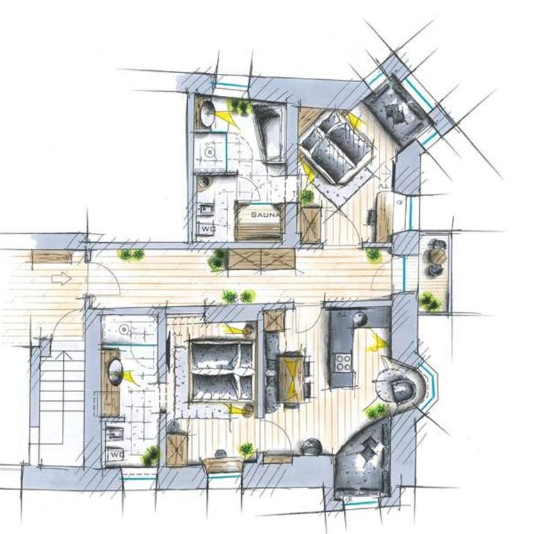 Apartments Ansitz Wildberg - Suite Deluxe con Vasca Idromassaggio e Sauna - 17