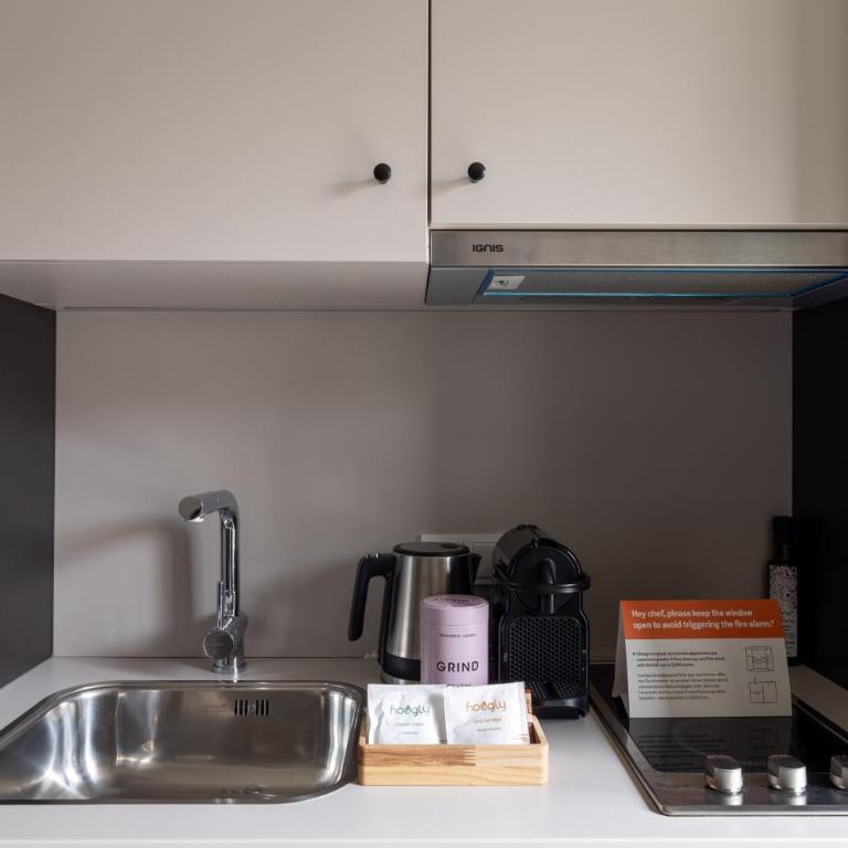 Numa Munich Stark - Mittleres Studio mit Küche und Balkon - Einzelbett - 11