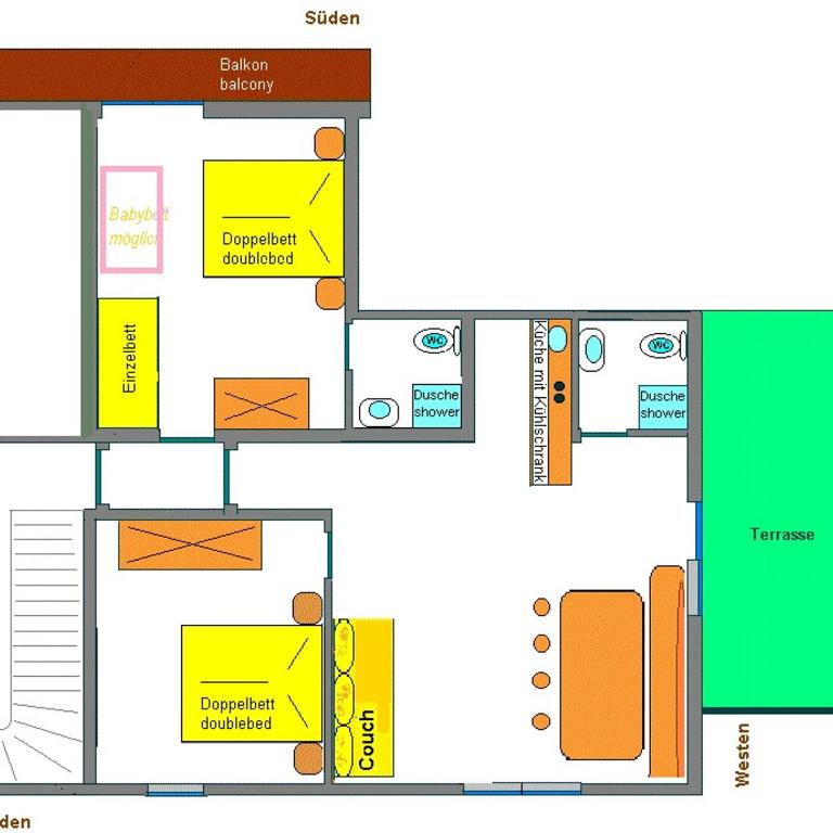 Haus Thussn, Ferienwohnung für Familien und Paare - Apartment mit 2 Schlafzimmern und Terrasse - 2