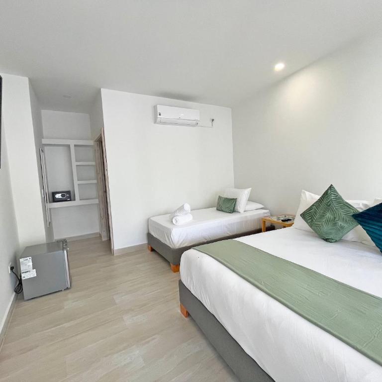 Zaba Beach House - Habitación Triple Deluxe con vistas al mar - 4