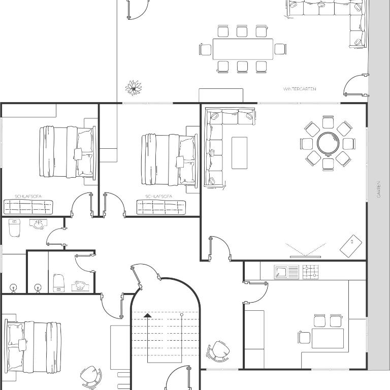 Appartement Rosengarten - Apartment mit 3 Schlafzimmern - 18