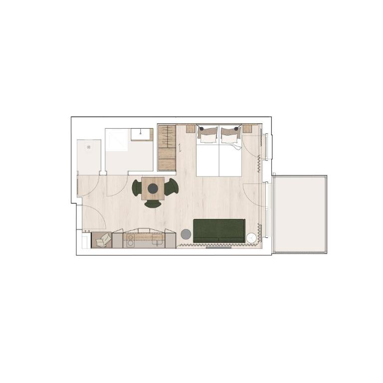 Aparthotel Bad Radkersburg - Studio mit Balkon - 3