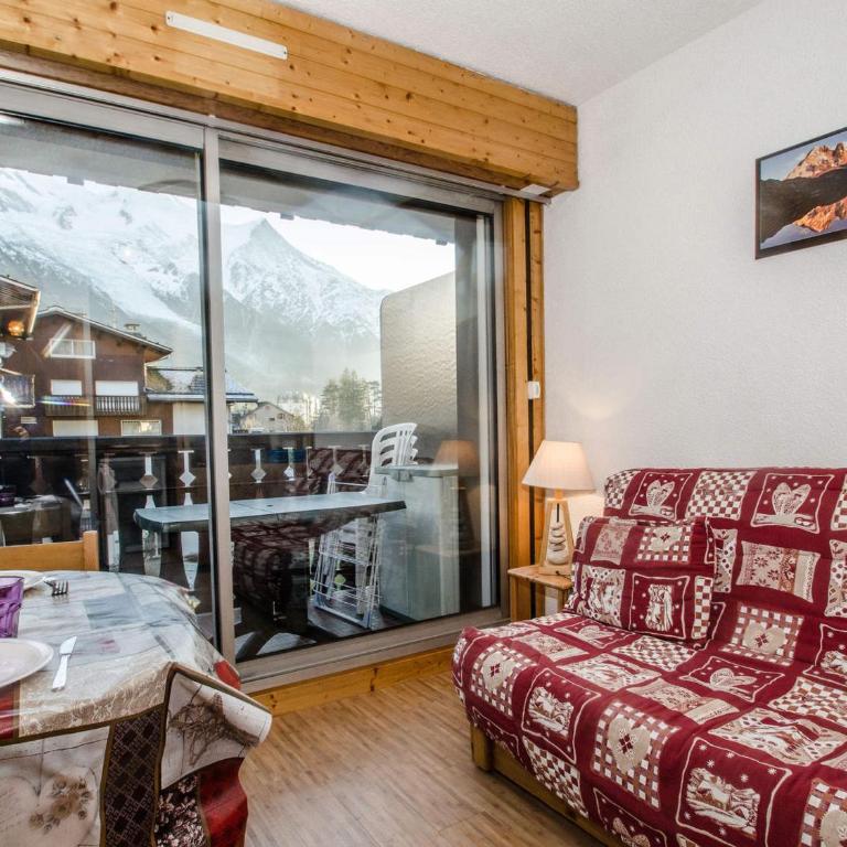 Studio cosy 3 pers, ski-in/ski-out Chamonix avec wifi et animaux admis - FR-1-343-217 - Estudio - 1