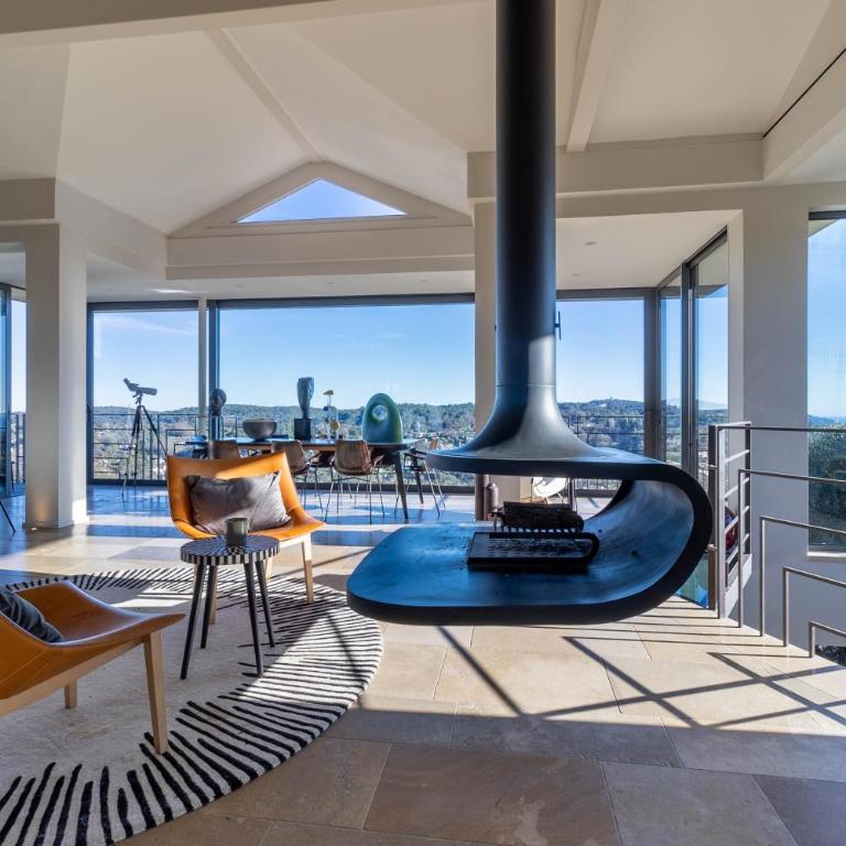 Mougins Collection - Magnifique Maison du Vieux Village de Mougins, avec Bassin à débordement et vues Mer et Montagnes - Villa - Vue sur Mer - 10