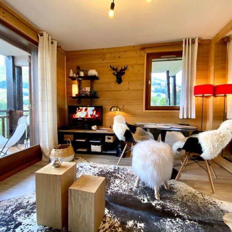 T2 de charme à Megeve vue panoramique - Appartement 1 Chambre - 33