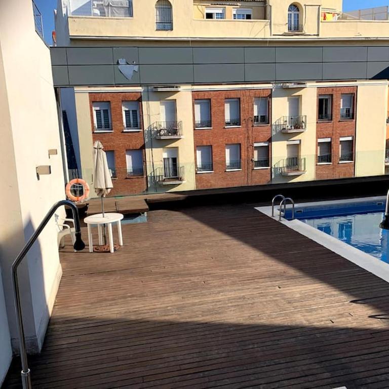 Loft con terraza, parking y piscina en verano-sebcan - One-Bedroom Apartment - 49
