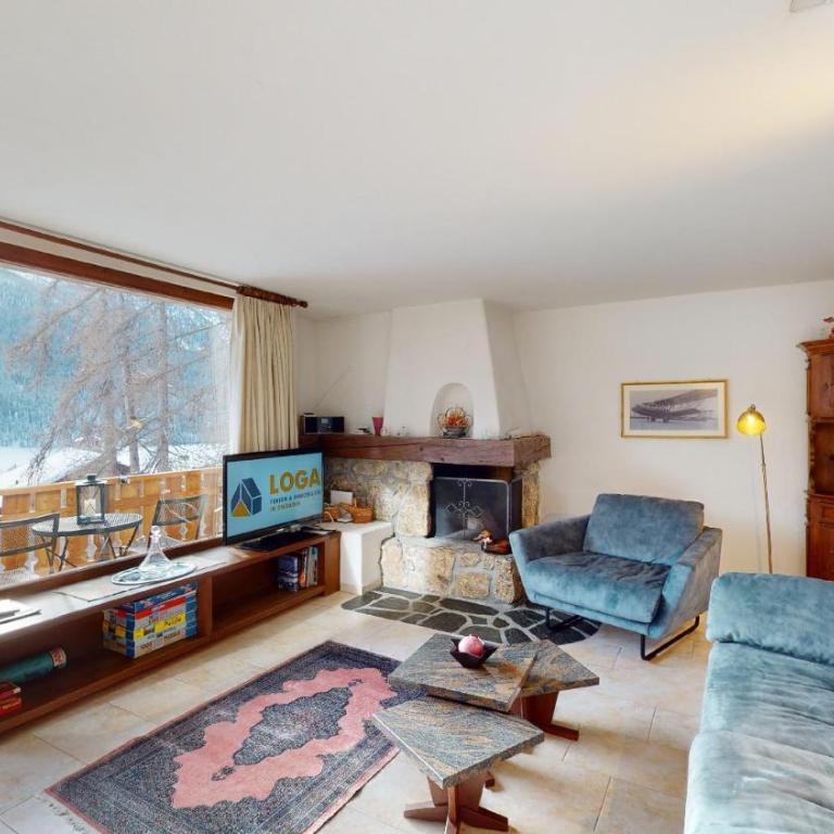 Abitaziun Merla - La Punt Chamues-ch - Apartment mit Blick auf die Berge - 1